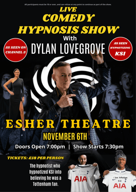 Dylan Lovegrove - Comedy Hypnosis Show