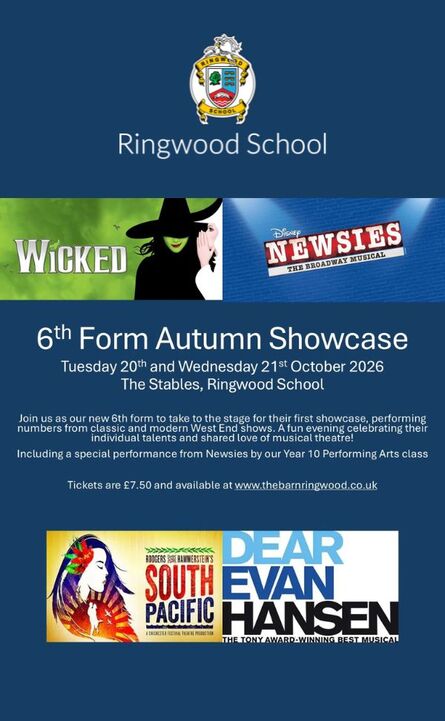  Ringwood School Sixth Form Autumn Showcase
