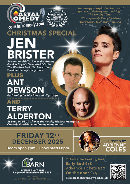 The Coastal Comedy Christmas Special with Jen Brister 