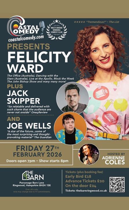  The Coastal Comedy Show with Felicity Ward!