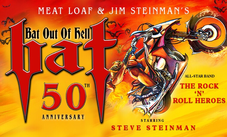 image of STEVE STEINMAN’S BAT! – BAT OUT OF HELL 50TH ANNIVERSARY