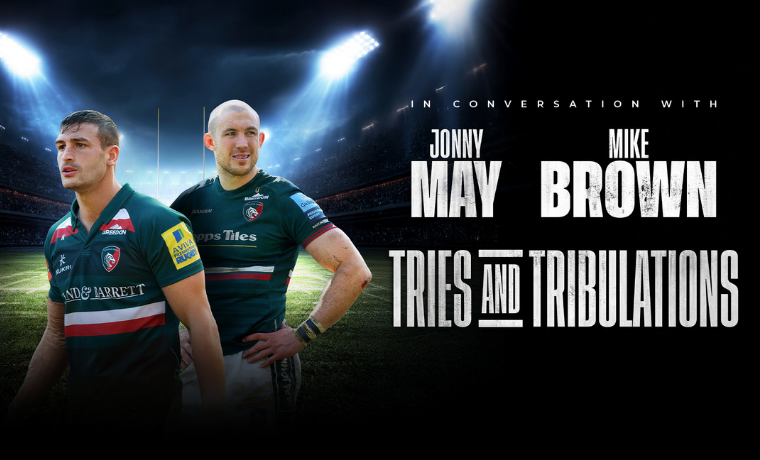 image of MIKE BROWN AND JONNY MAY: TRIES AND TRIBULATIONS